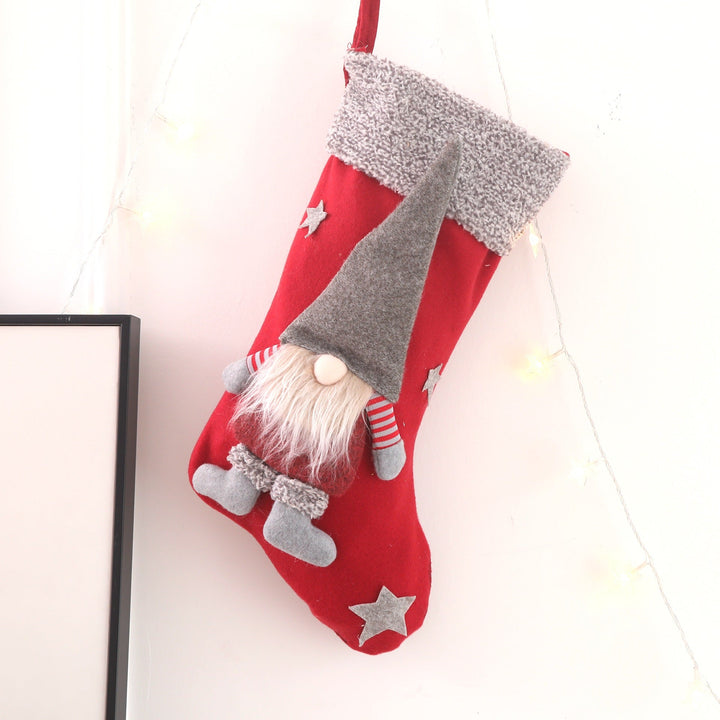 3D Gnome Christmas Stockings for Festive Gift Giving