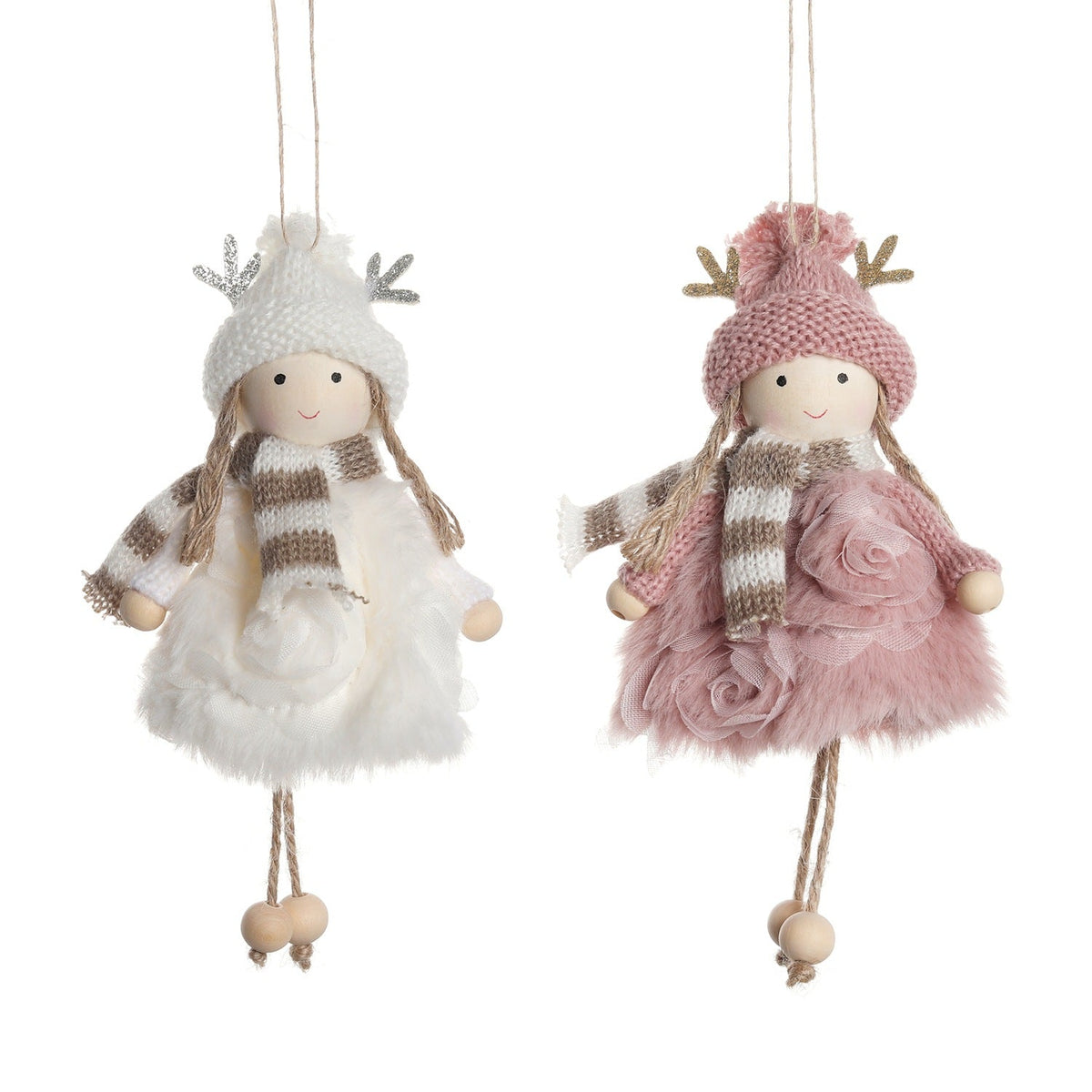 Christmas Angel Ornaments for Cozy Handmade Tree Decor