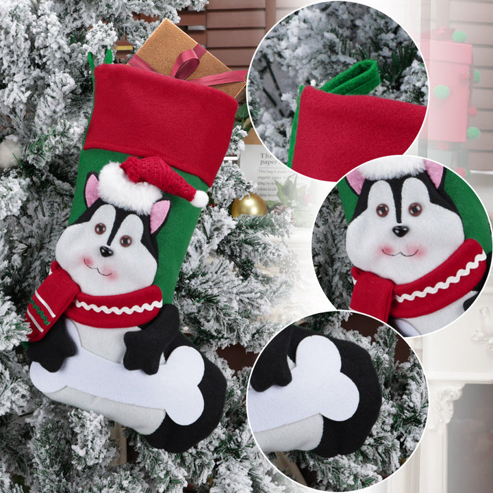 3D Christmas Animal Stockings for Playful Gift Giving