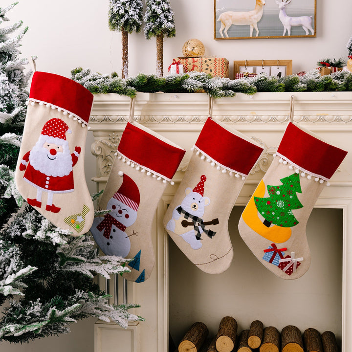 Christmas Stocking Set for Festive Gift Giving Decor