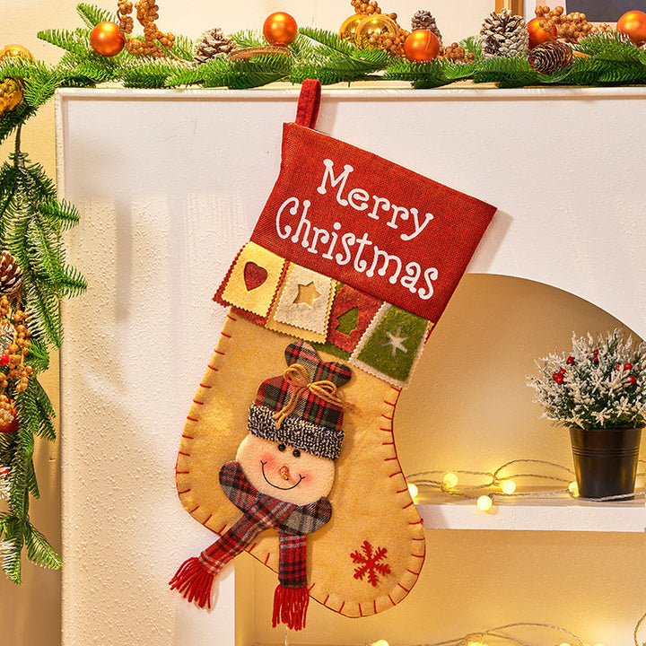 3D Christmas Stocking Decorations for Small Gifts & Candy