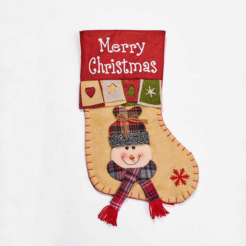 3D Christmas Stocking Decorations for Small Gifts & Candy