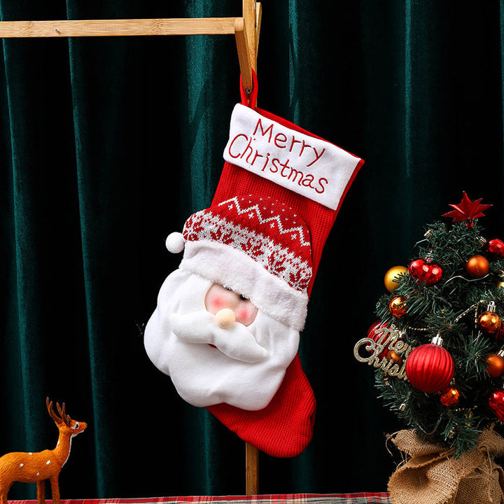 Christmas Stocking Set for a Festive Mantel Display