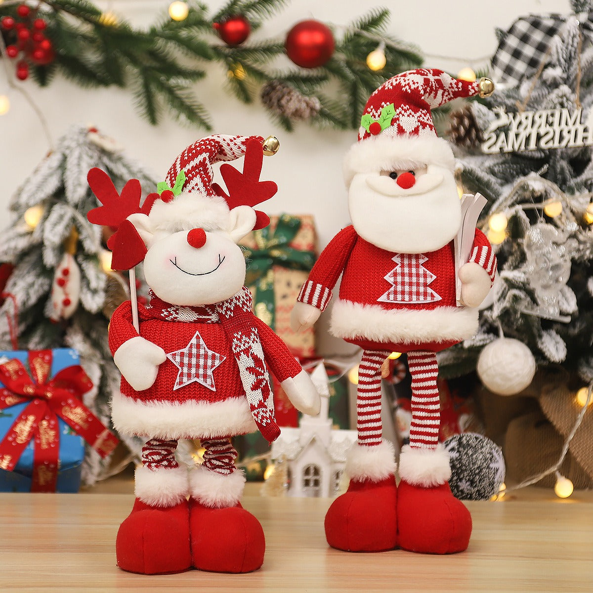 Christmas Standing Dolls for Festive Holiday Displays