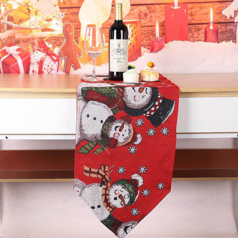 Christmas Table Runner: Festive Checkered Table Decor