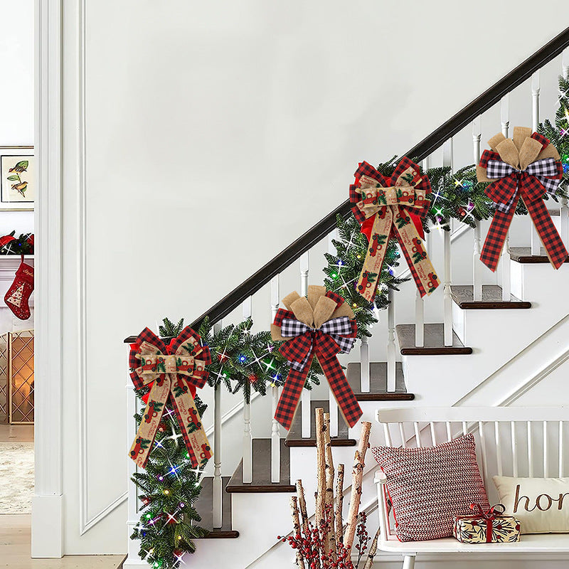 Oversized Christmas Bows for Wreaths, Garlands & Gifts