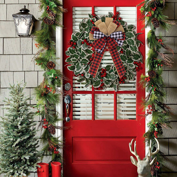 Oversized Christmas Bows for Wreaths, Garlands & Gifts