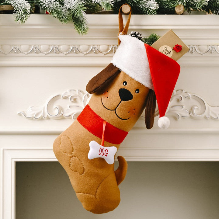 Christmas Dog Stockings Pair | Playful Holiday Decor