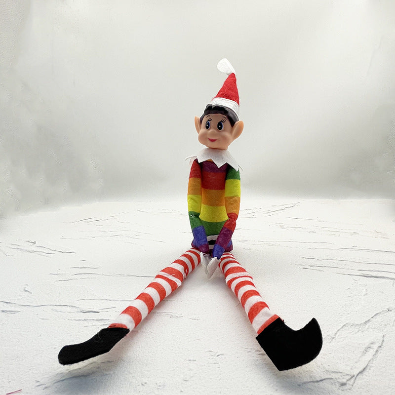 Christmas Elf Decoration for Playful Holiday Shelf Charm