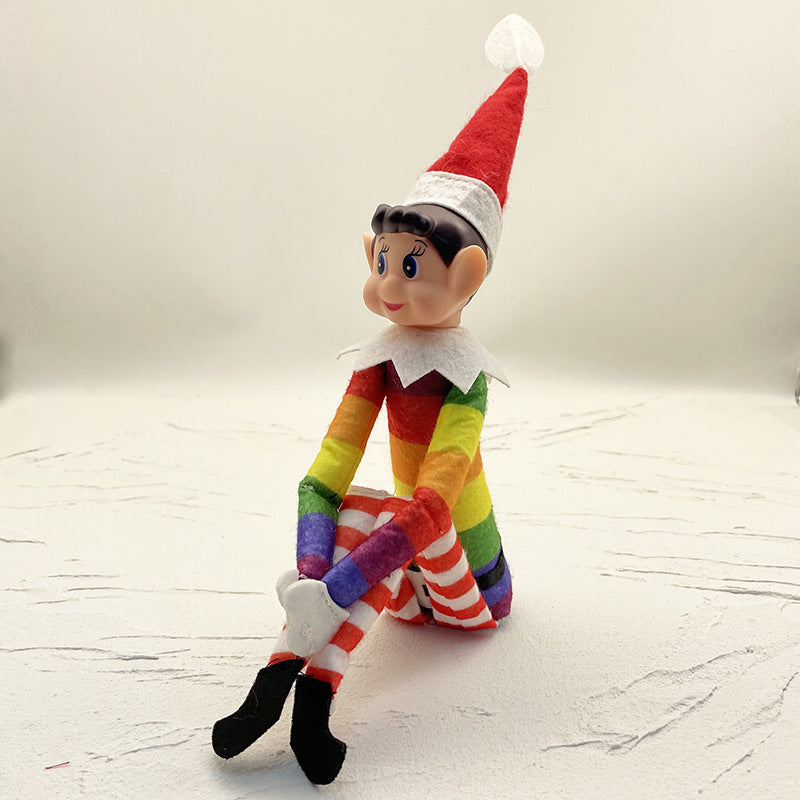 Christmas Elf Decoration for Playful Holiday Shelf Charm
