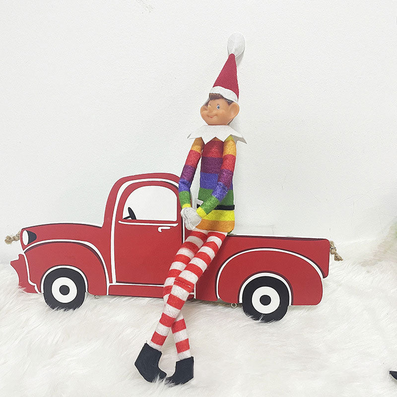 Christmas Elf Decoration for Playful Holiday Shelf Charm