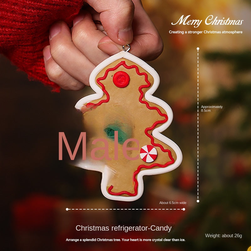 Christmas Gingerbread Magnets for a Festive Fridge