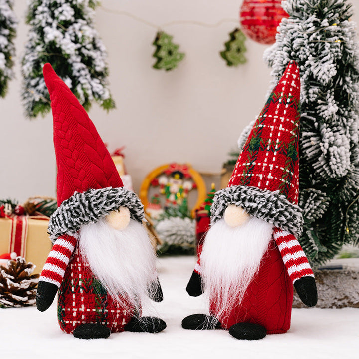 Christmas Gnome Set for Cozy Holiday Mantel Decor