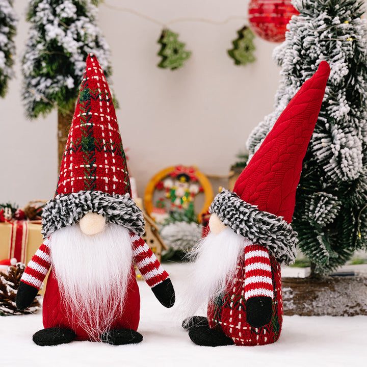 Christmas Gnome Set for Cozy Holiday Mantel Decor