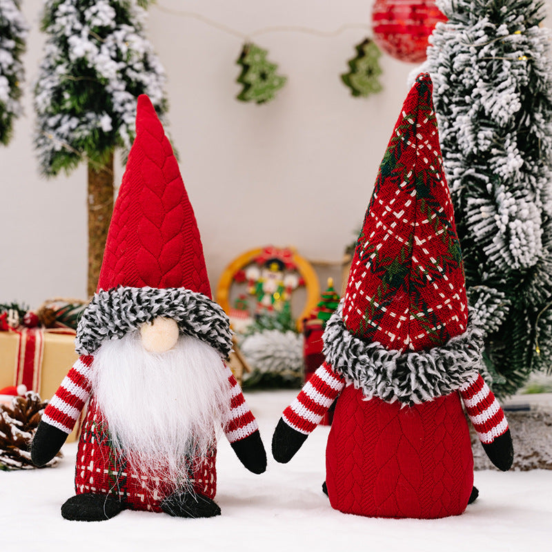 Christmas Gnome Set for Cozy Holiday Mantel Decor