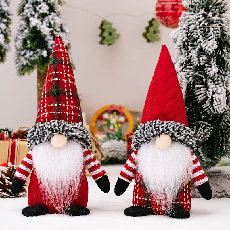 Christmas Gnome Set for Cozy Holiday Mantel Decor