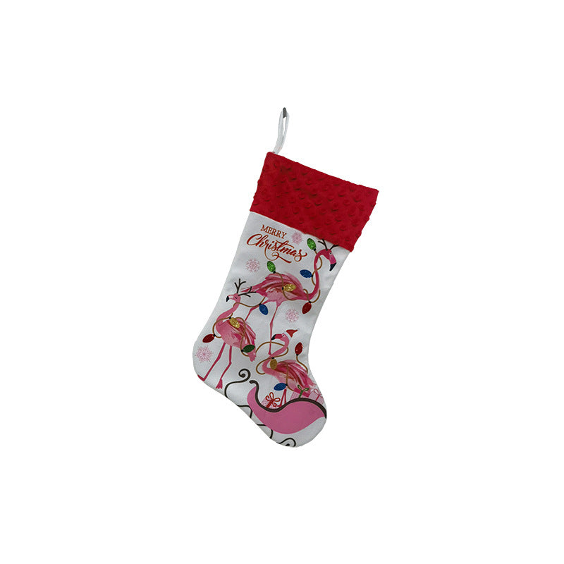 Flamingo Christmas Stockings for Tropical Holiday Decor