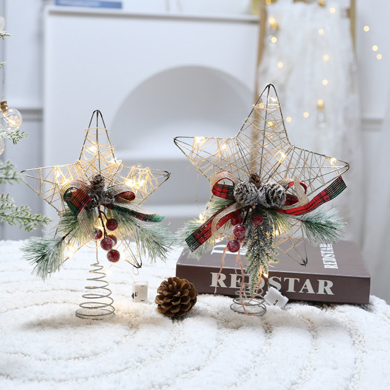 Christmas Star Centerpiece With Cozy Warm White Lights