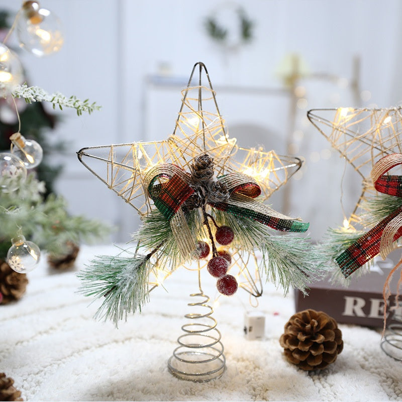 Christmas Star Centerpiece With Cozy Warm White Lights