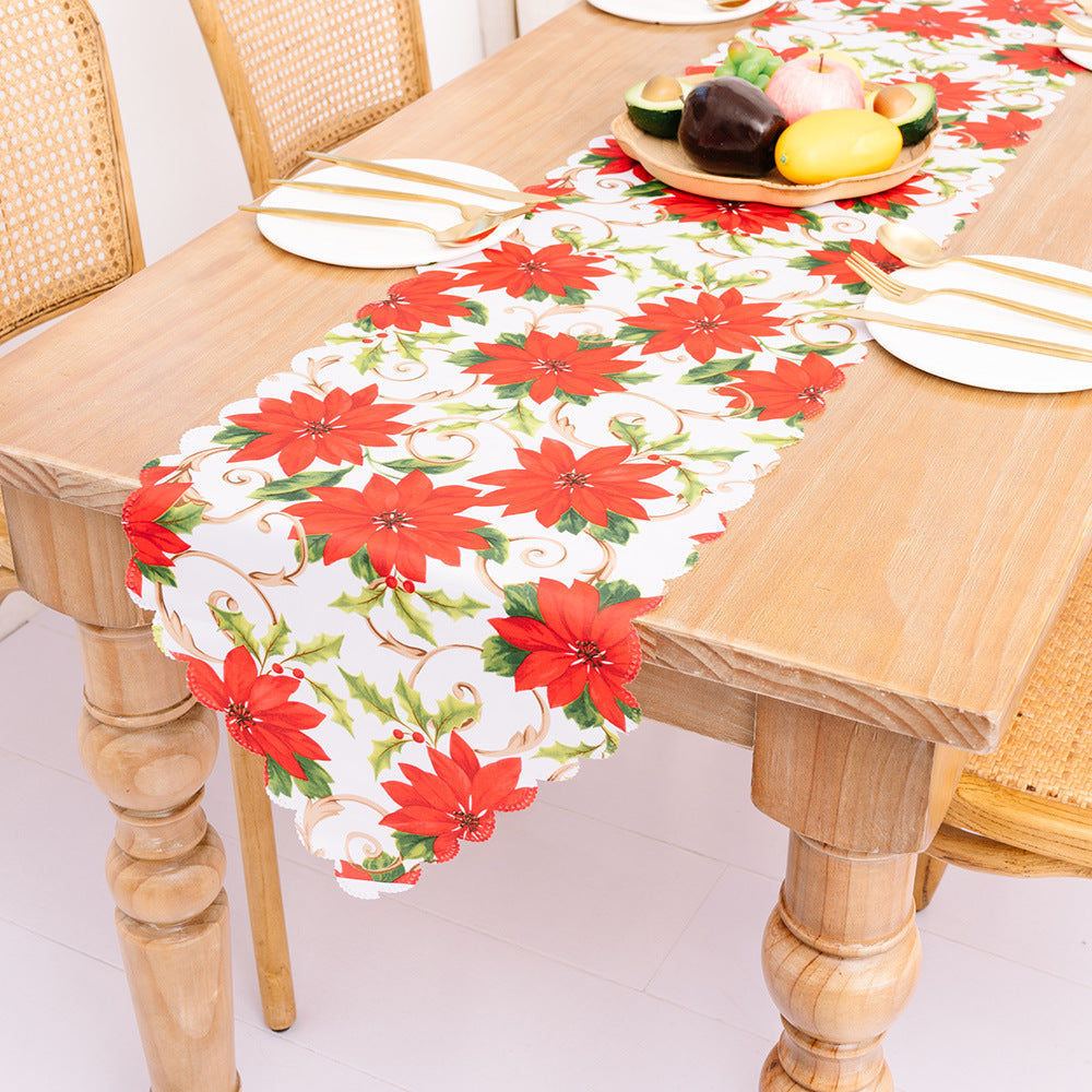Christmas Table Runner | Festive Holiday Dining Decor
