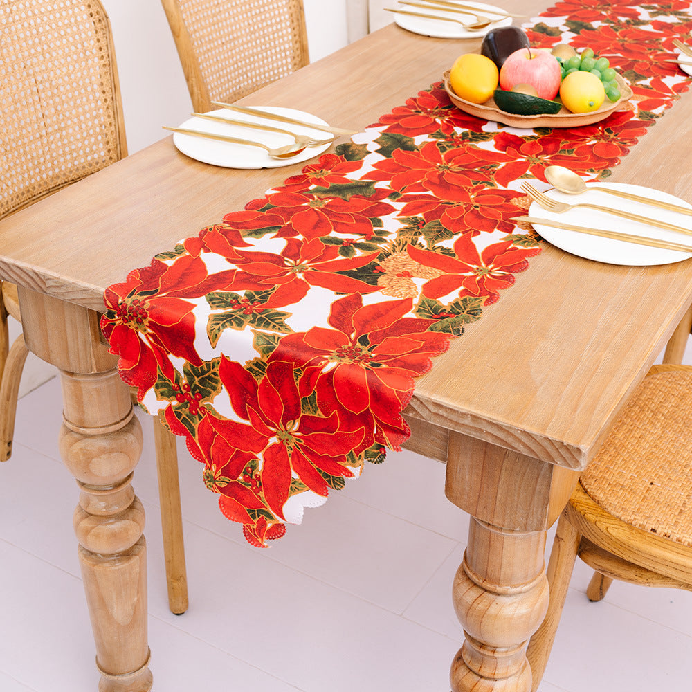 Christmas Table Runner | Festive Holiday Dining Decor