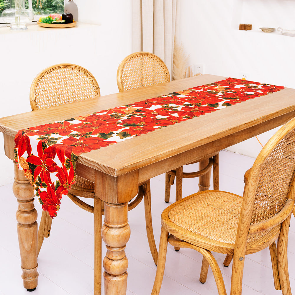Christmas Table Runner | Festive Holiday Dining Decor
