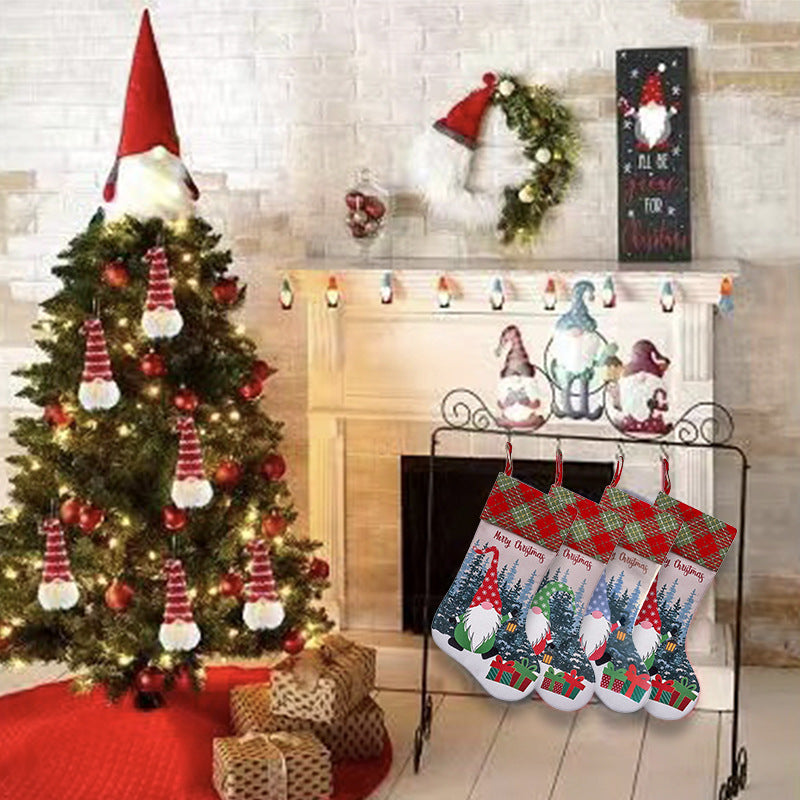 Christmas Stockings Set of 3 for Festive Mantels