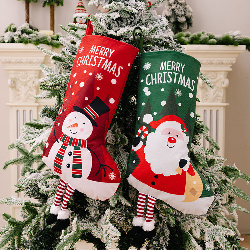 Christmas Stockings With Playful Holiday Charm Set