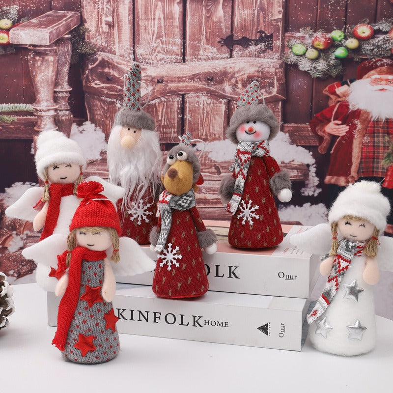 Christmas Tree Ornaments: Cozy Character Pendants