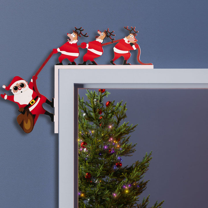 Christmas Door Frame Decoration for Festive Cheer