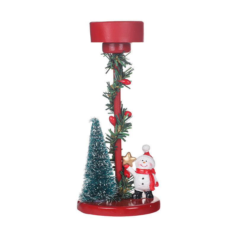 Christmas Candle Holder Centerpiece for Festive Tables