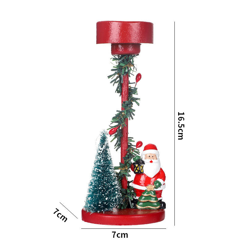 Christmas Candle Holder Centerpiece for Festive Tables