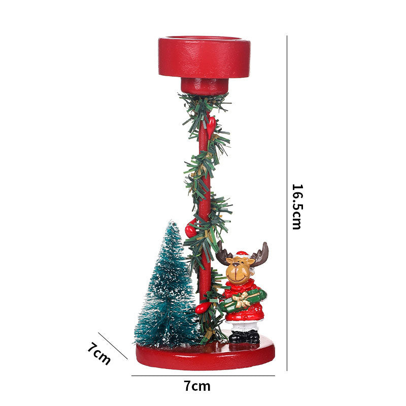 Christmas Candle Holder Centerpiece for Festive Tables