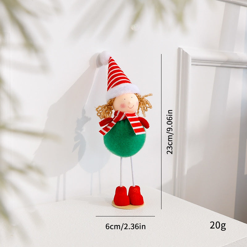 Christmas Santa & Reindeer Tabletop Decorations Set
