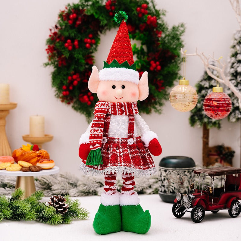 Christmas Elf Doll Ornaments — Playful Tabletop Decor
