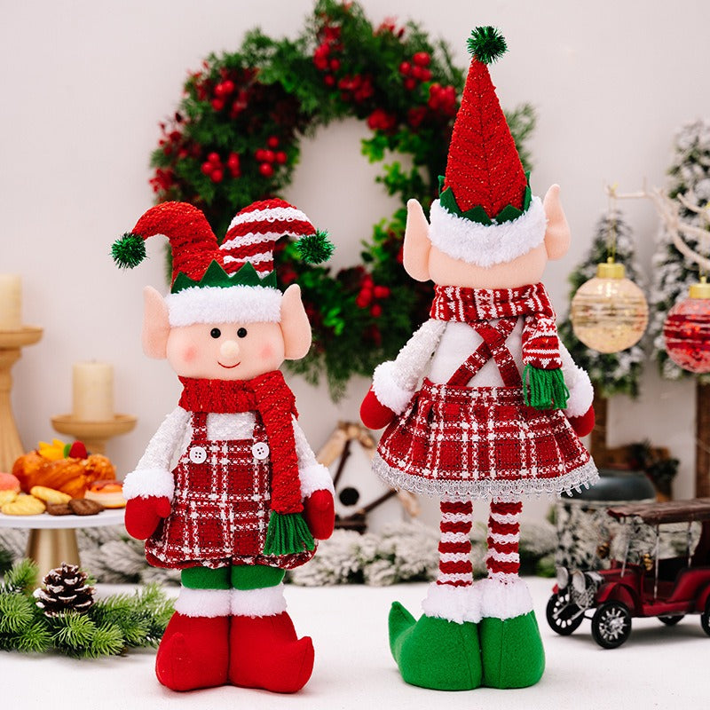 Christmas Elf Doll Ornaments — Playful Tabletop Decor
