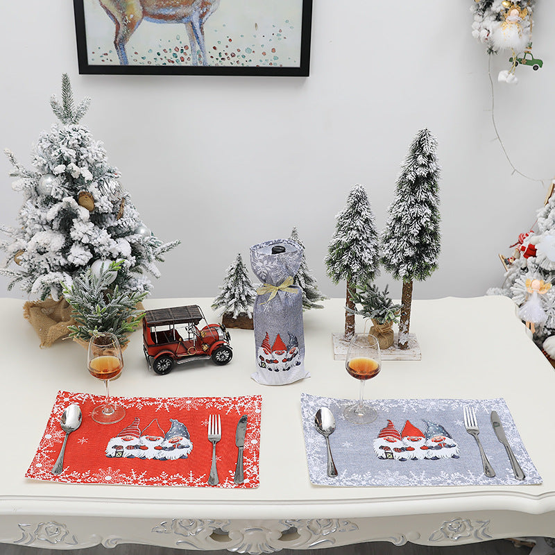 Christmas Gnome Placemats for Festive Table Settings