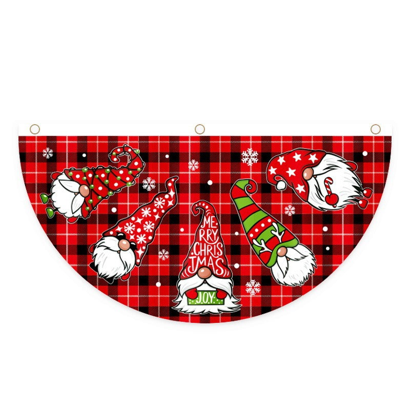 Christmas Door Hanging Flag for Festive Outdoor Décor