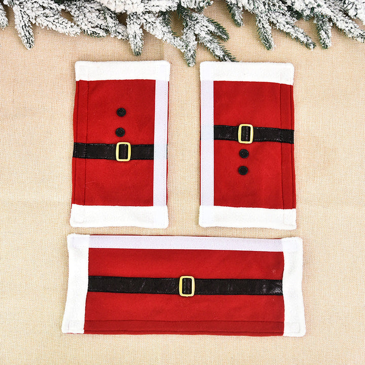 Christmas Appliance Handle Covers | Santa Kitchen Decor