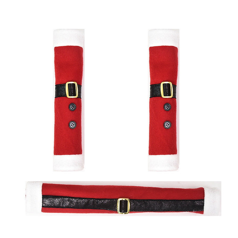 Christmas Appliance Handle Covers | Santa Kitchen Decor