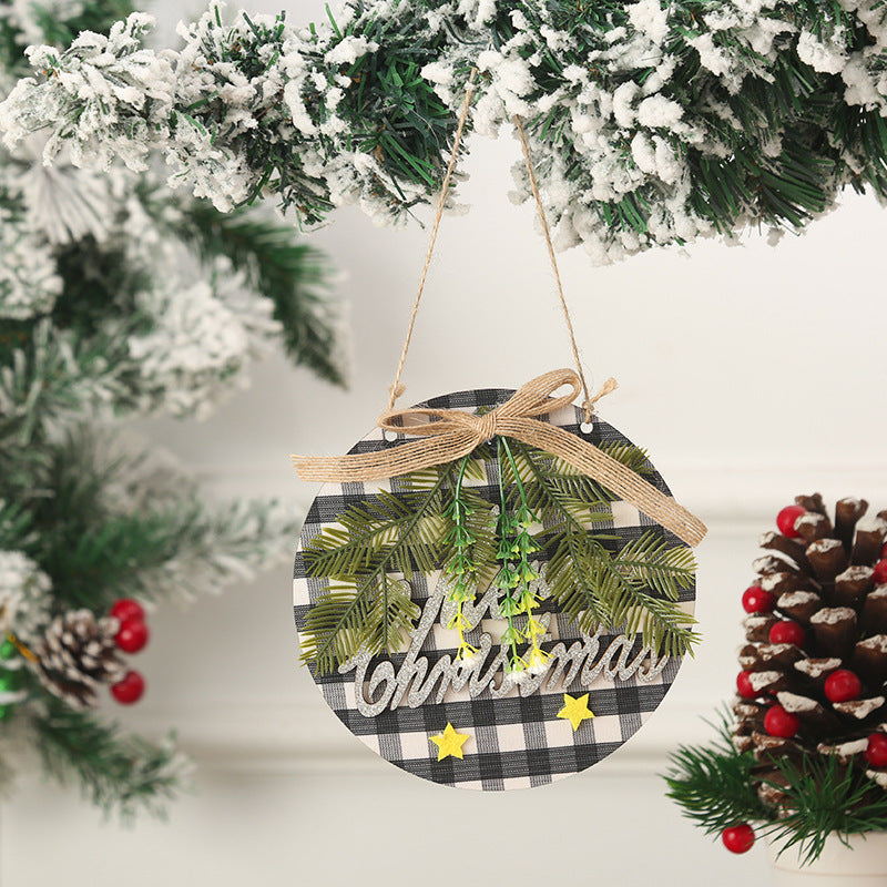 Christmas Hanging Plaques for Rustic Holiday Decor
