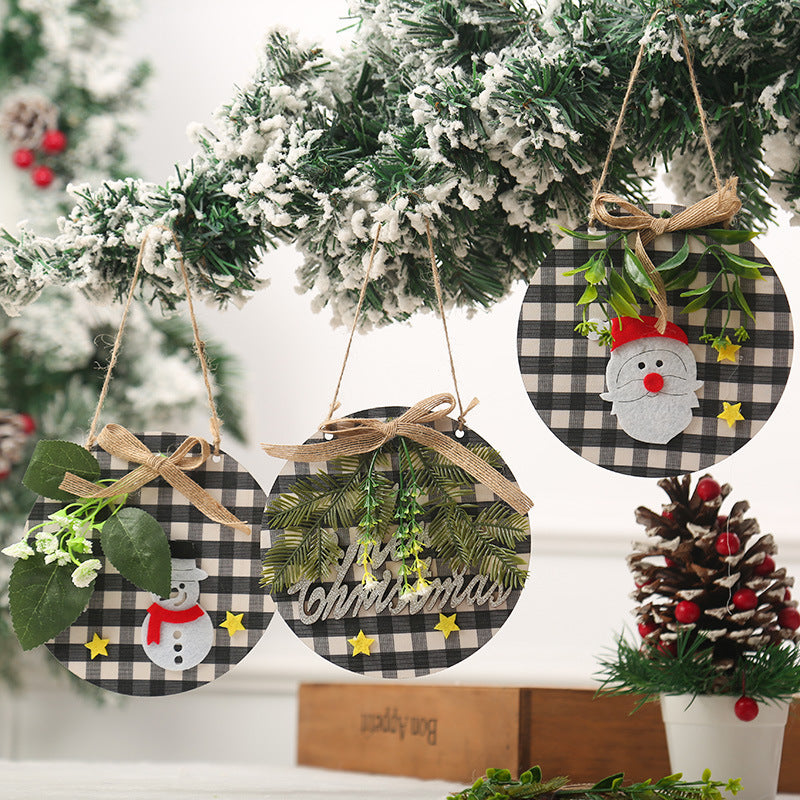 Christmas Hanging Plaques for Rustic Holiday Decor
