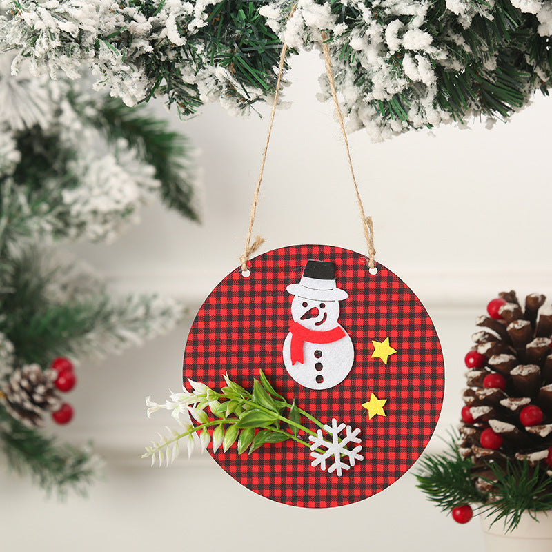 Christmas Hanging Plaques for Rustic Holiday Decor