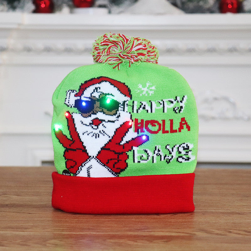 LED Christmas Hats for Adults & Children | Light-Up Fun