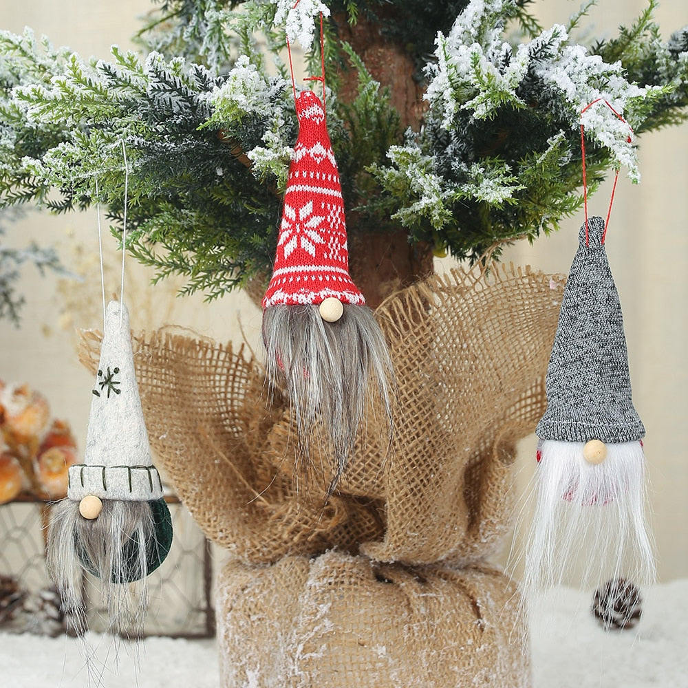 Christmas Tree Decorations Set for Cozy Rustic Charm
