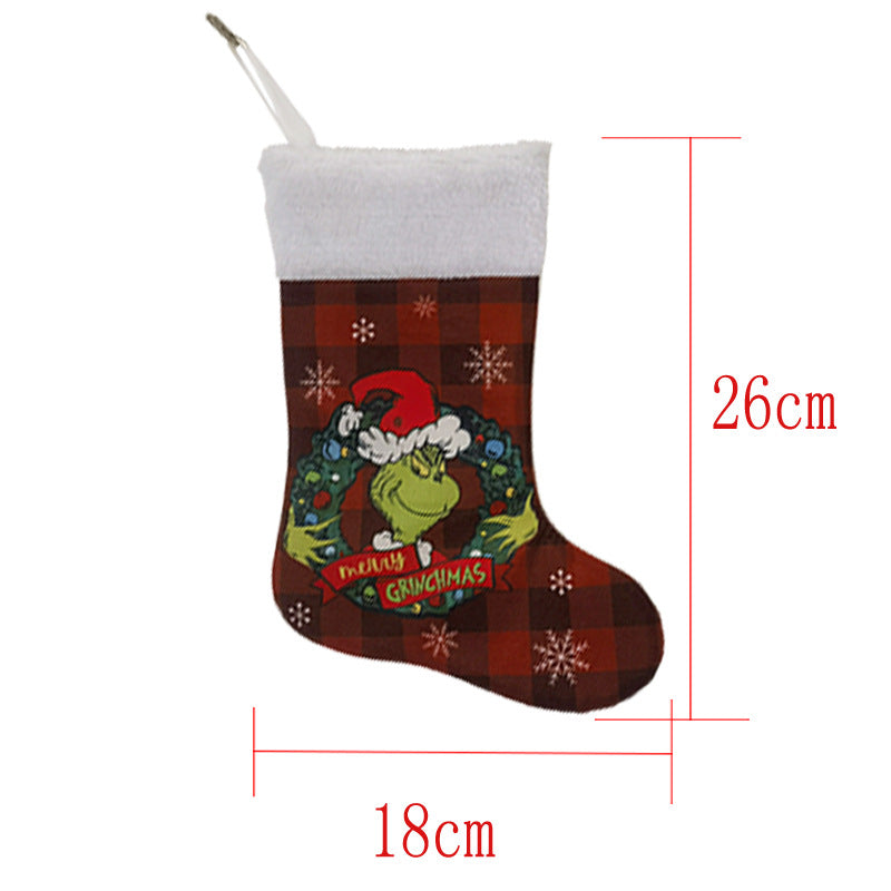 Christmas Stockings Large Whimsical Gift Bags for Kids