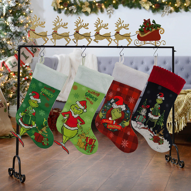 Christmas Stockings Large Whimsical Gift Bags for Kids