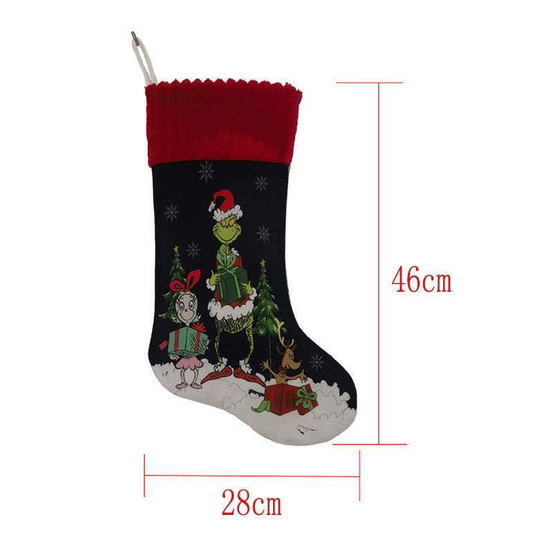 Christmas Stockings Large Whimsical Gift Bags for Kids