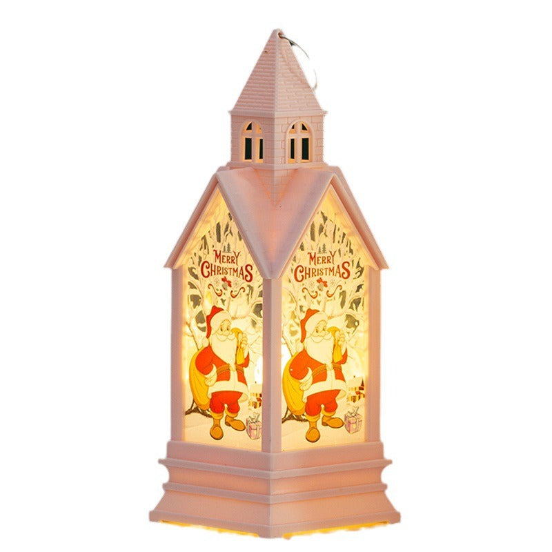 Christmas Castle Lantern for Cozy Holiday Ambience