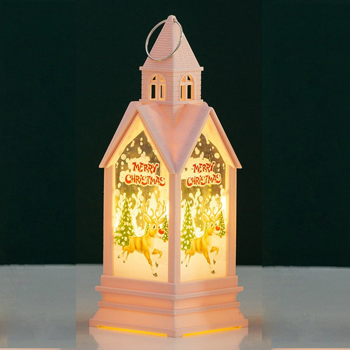 Christmas Castle Lantern for Cozy Holiday Ambience